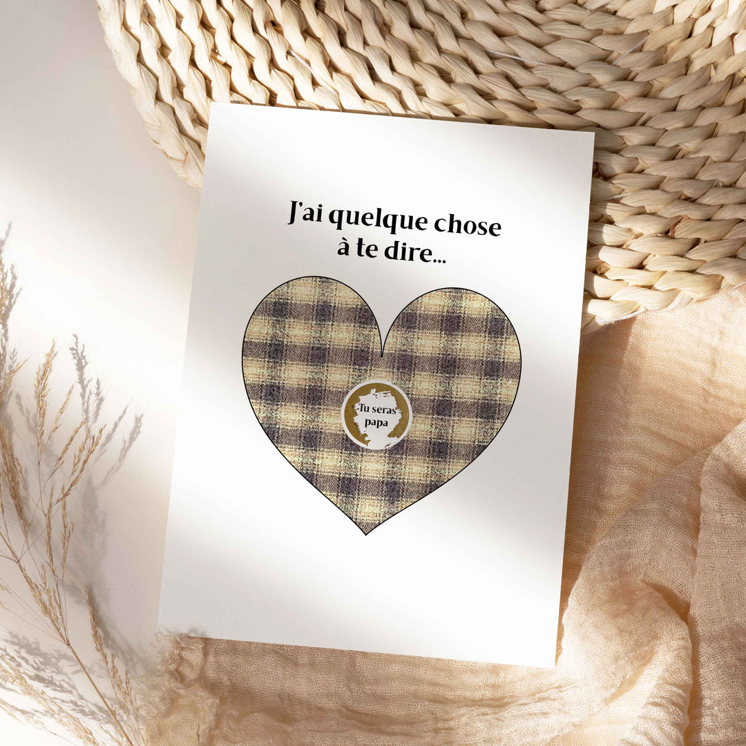 Carte à gratter - Annonce de grossesse