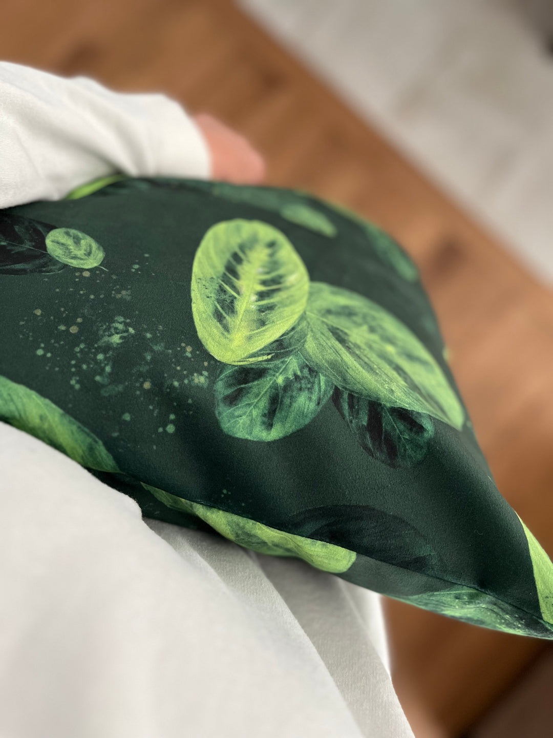 Housse de coussin · Maranta lemon lime