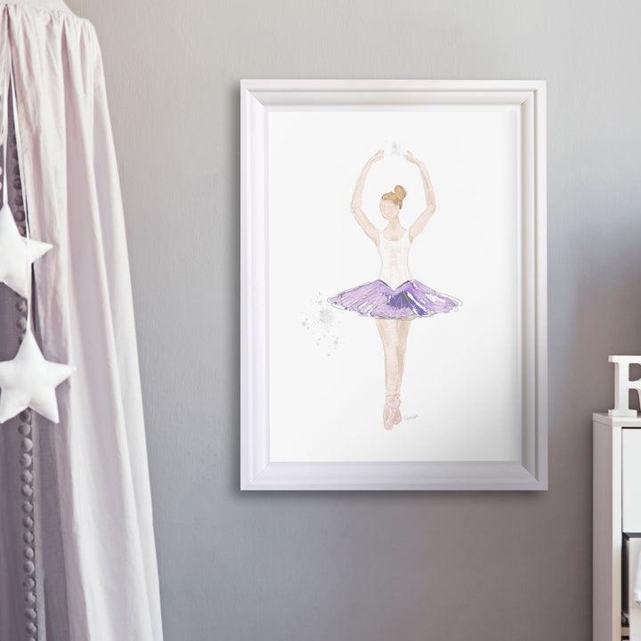 Illustration - Ballerine, cinquième position