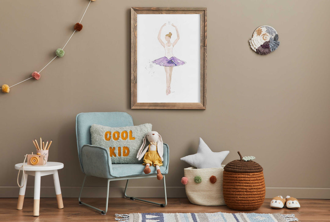 Illustration - Ballerine, cinquième position