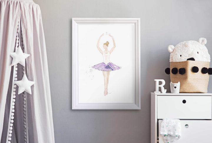 Illustration - Ballerine, cinquième position