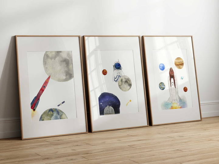 Affiches -  Trio d'aventures cosmiques