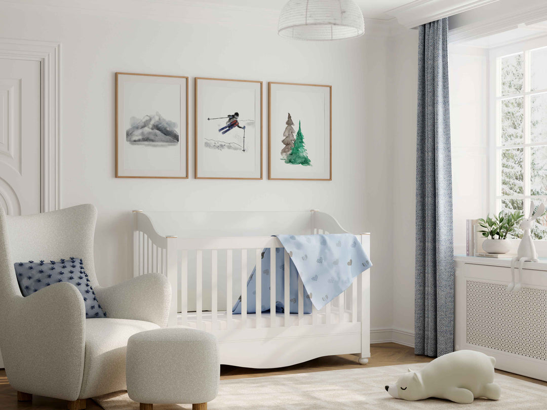 Affiche -  Trio d'affiches ski alpin