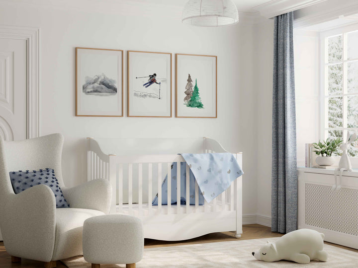 Affiche -  Trio d'affiches ski alpin