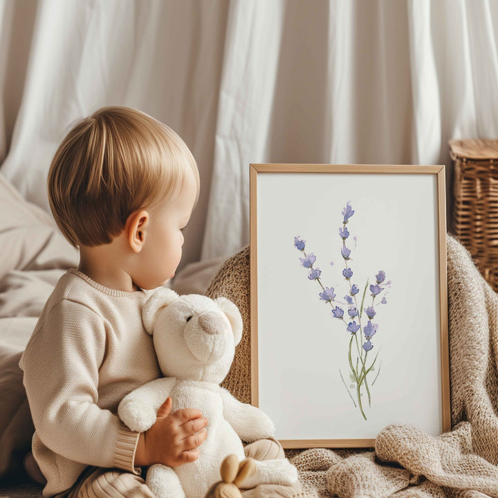 Illustration - Trio fleurs de lavande