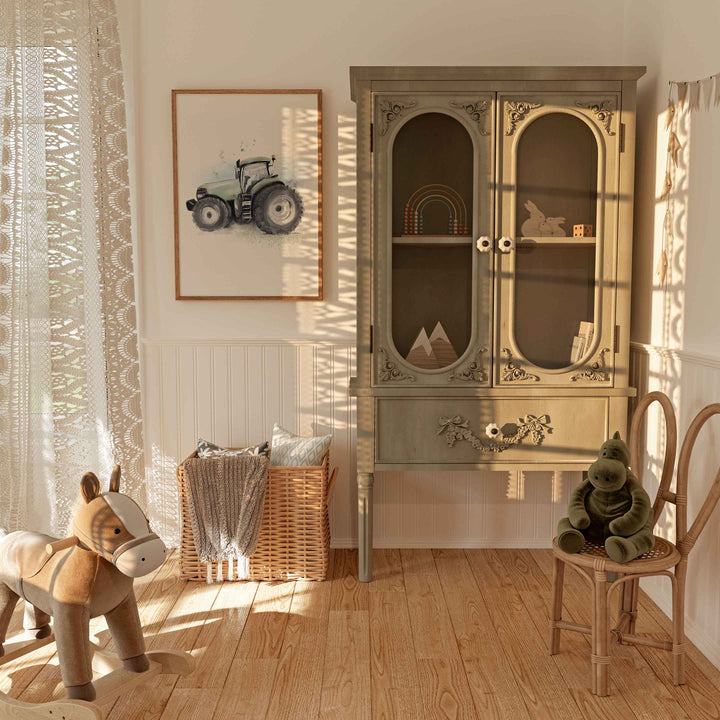 Illustration - Tracteur de ferme (Choix de couleurs)