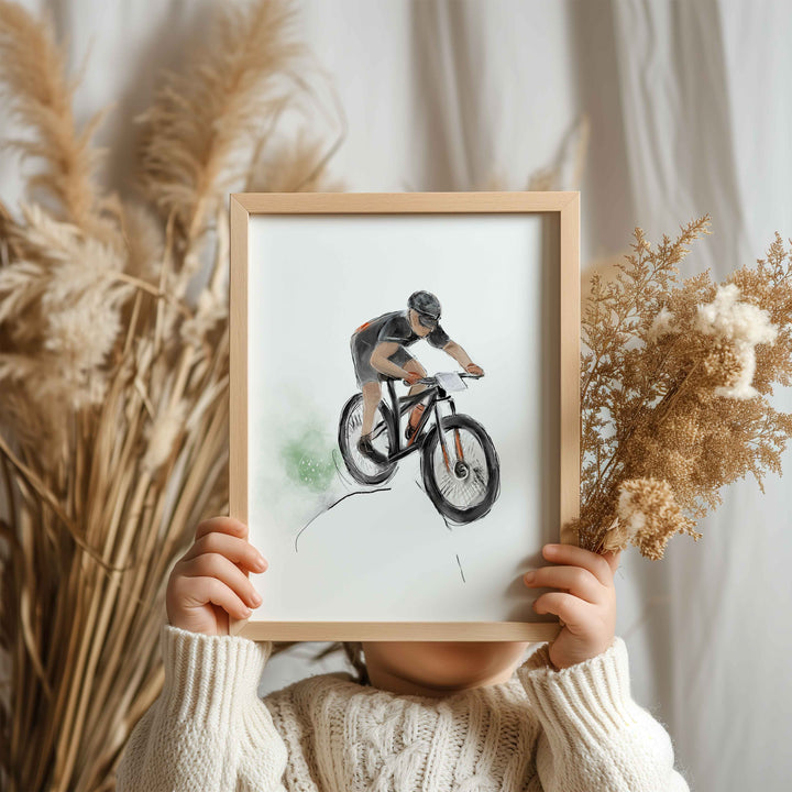 Affiche -  Trio d'affiches vélo de montagne