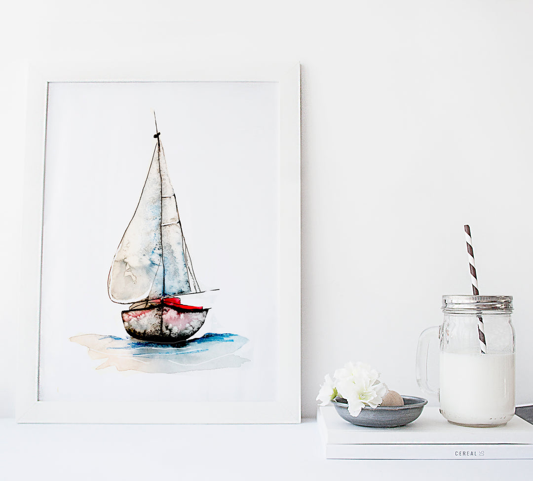 Affiche -  Bord de mer