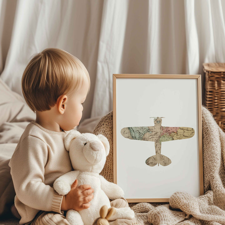 Ensemble d'affiches avion - Explorer le monde ancien