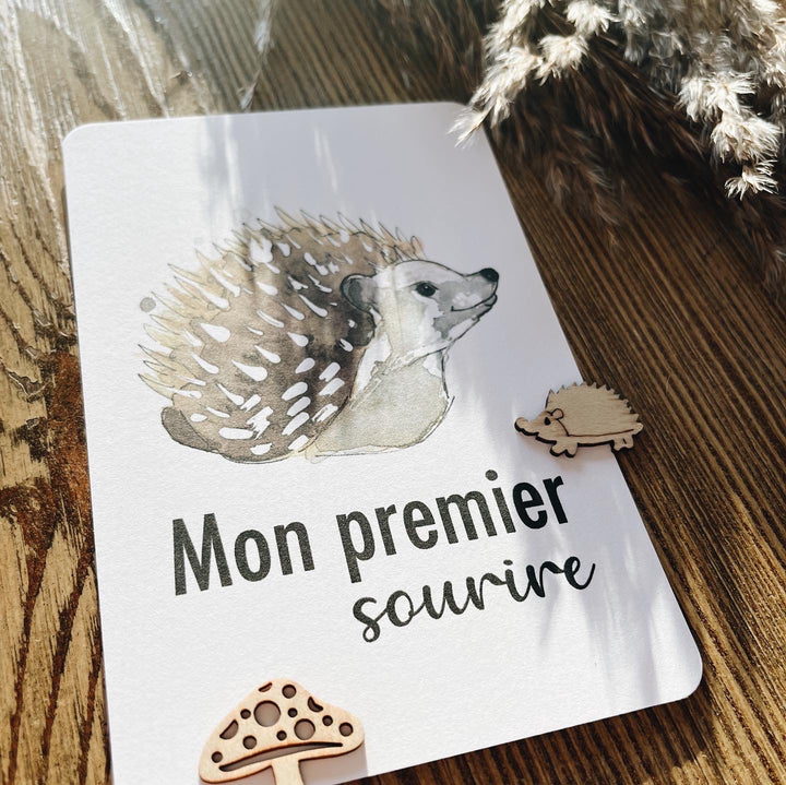 Cartes-étapes · bébé · Animaux de la forêt