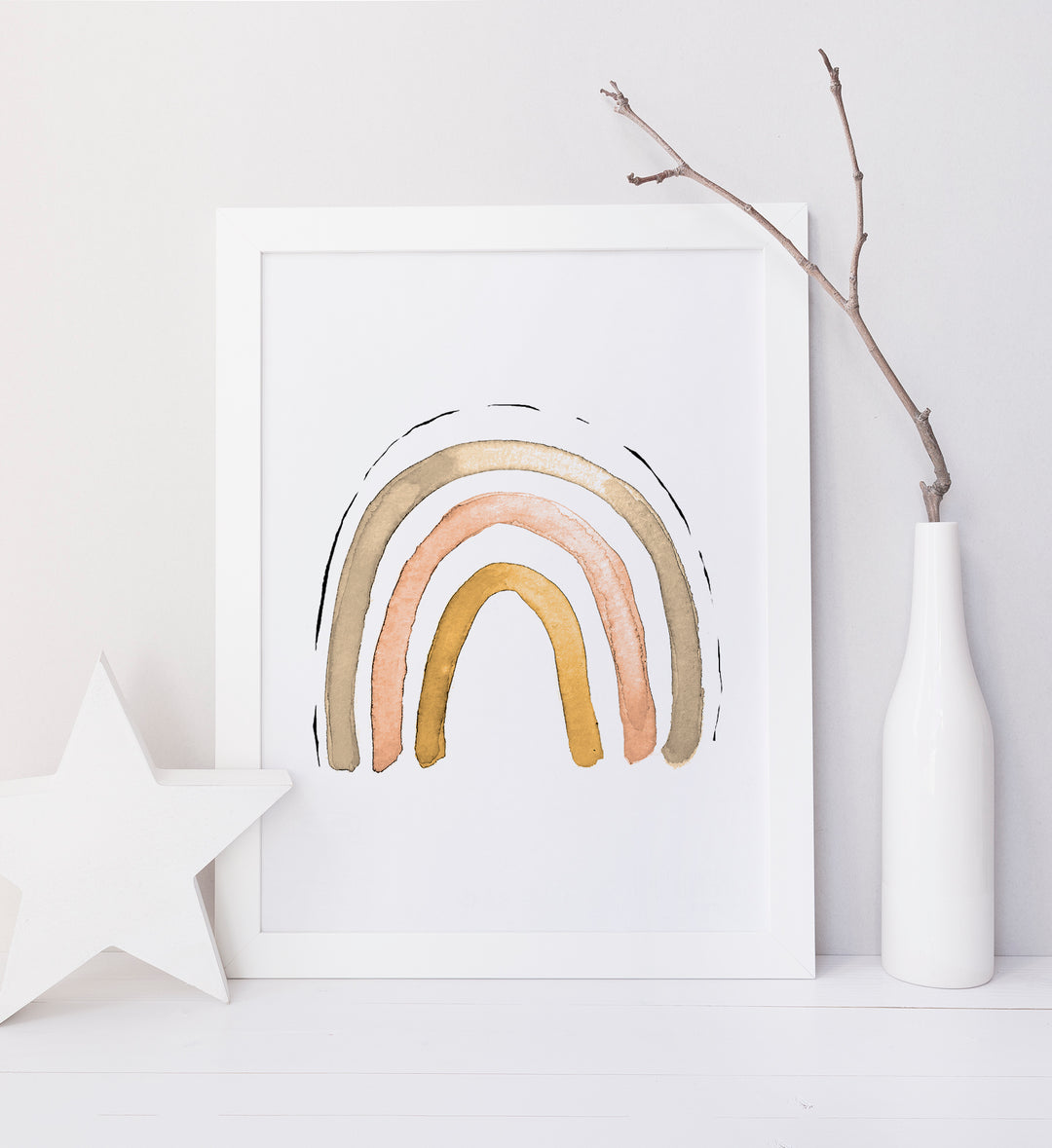 Illustration arc-en-ciel