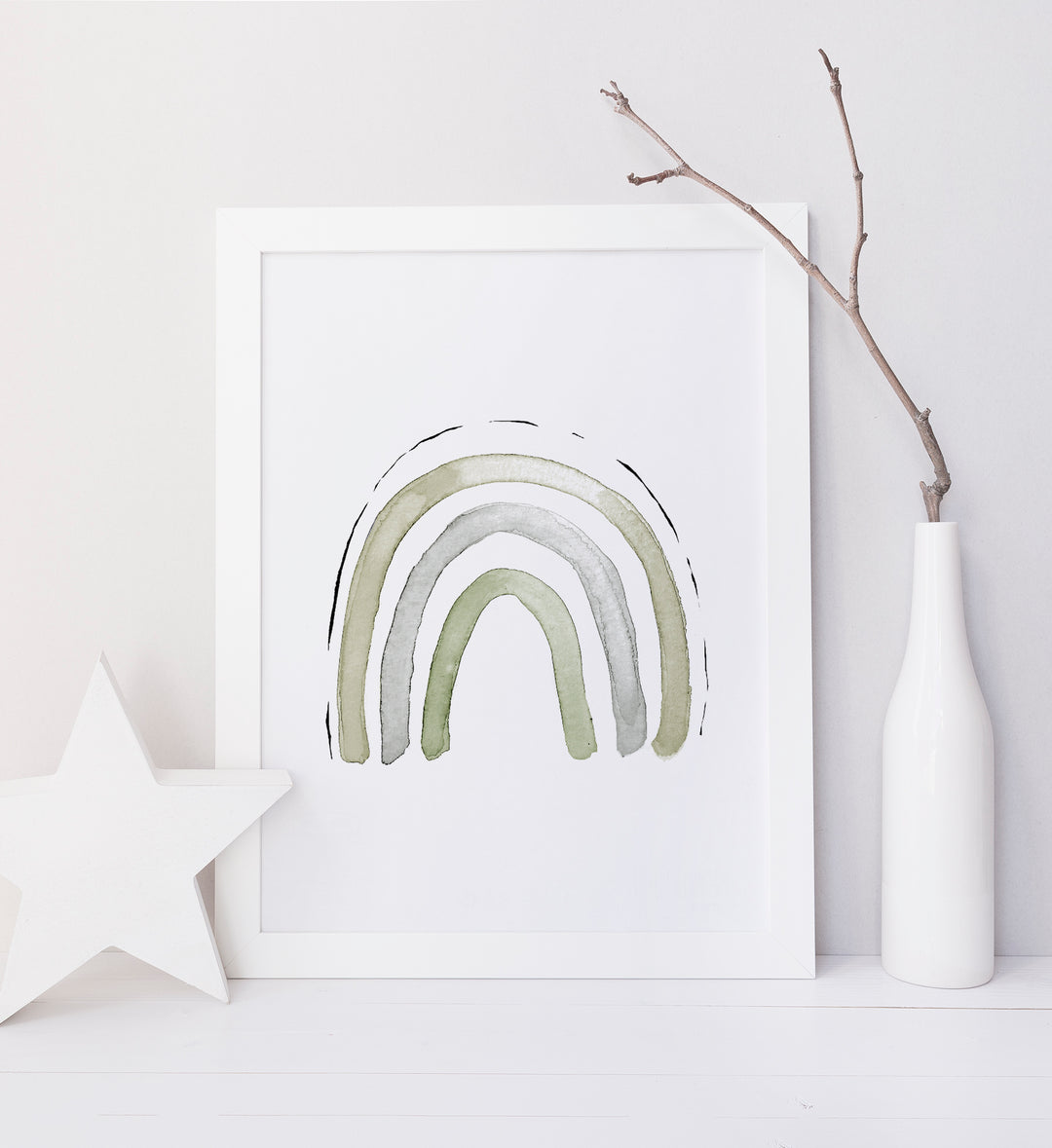 Illustration arc-en-ciel