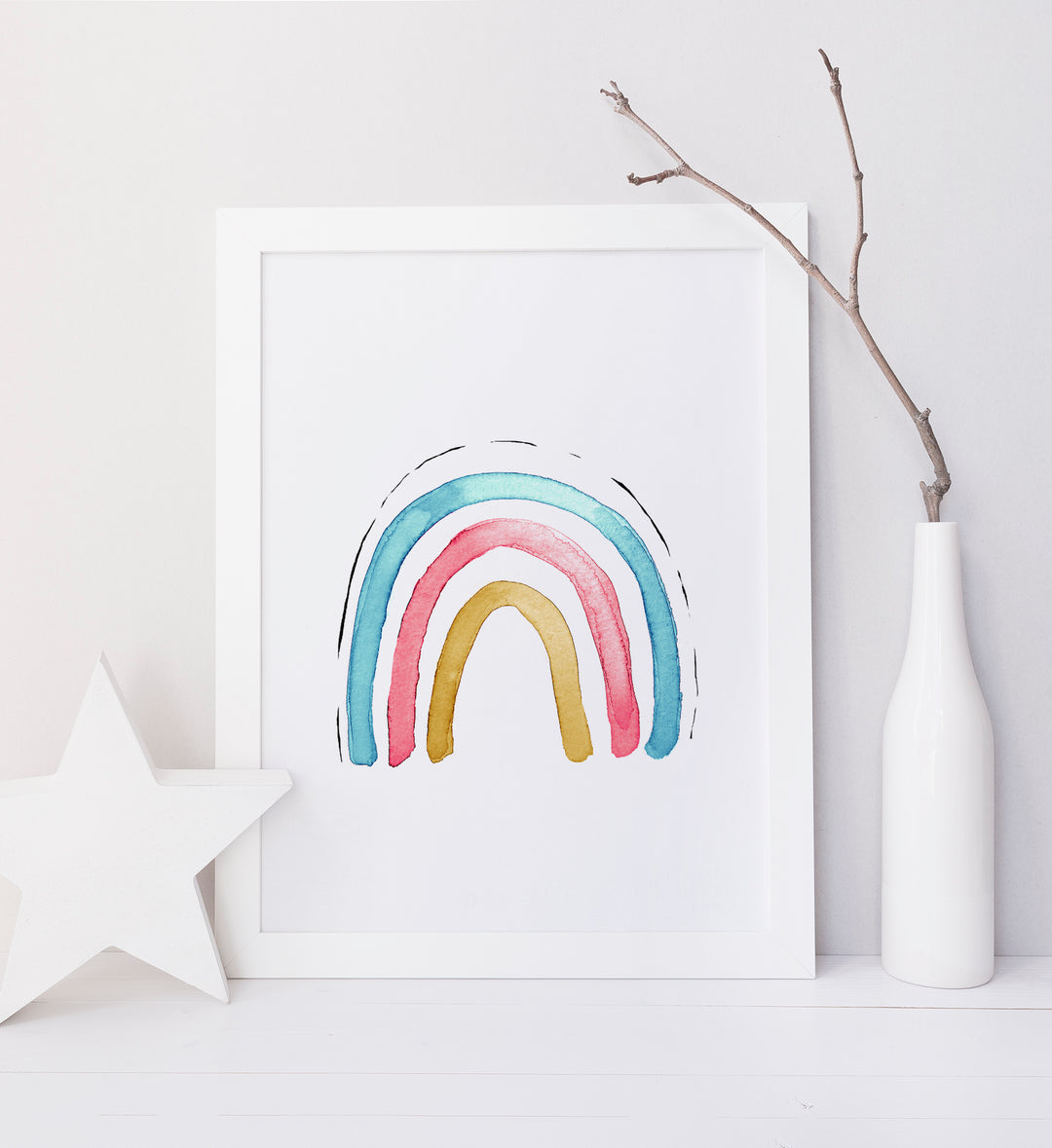 Illustration arc-en-ciel