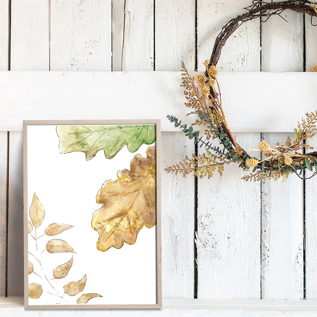 Illustration - Feuillage d'automne doré