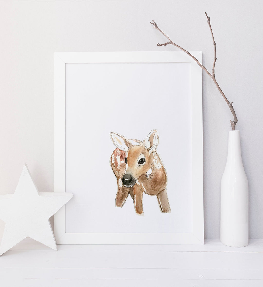 Illustration - Animaux de la forêt - Faon