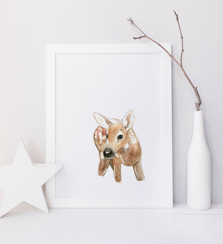 Illustration - Animaux de la forêt - Faon