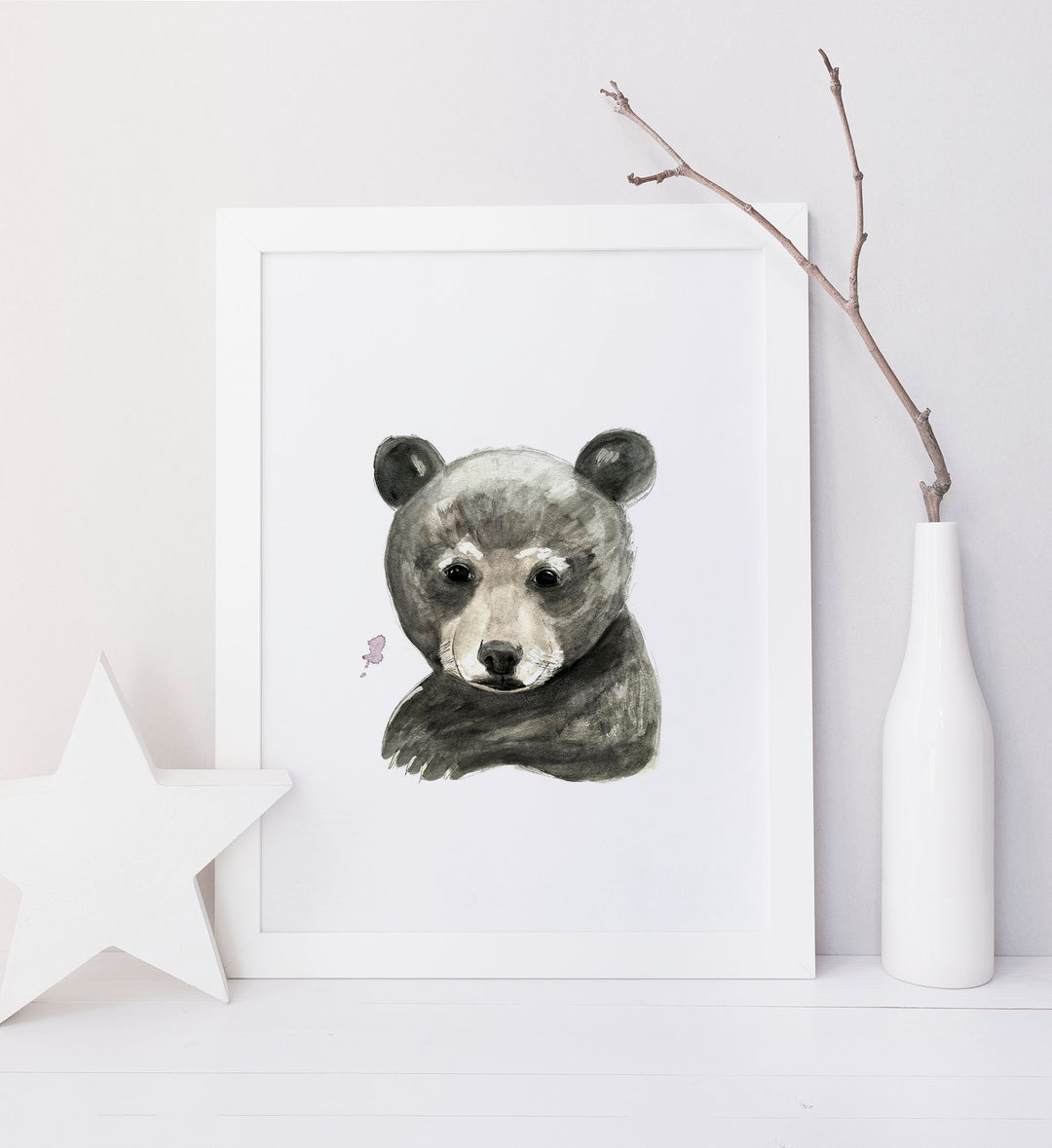 Illustration - Animaux de la forêt - Bébé ours