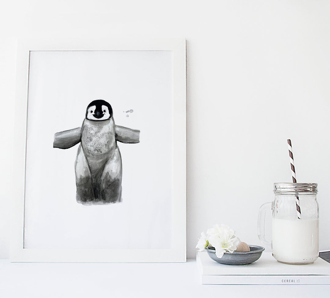 Illustration - Animaux polaires - Pingouin