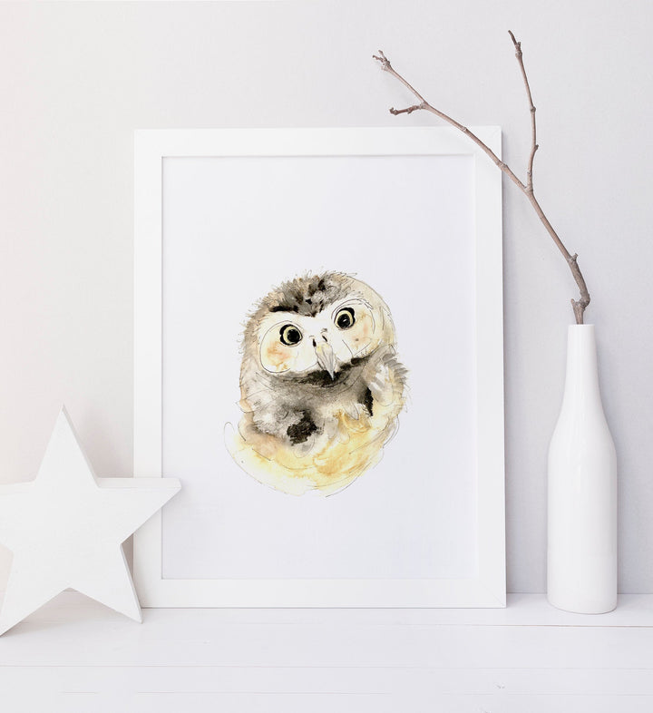 Illustration - Animaux de la forêt - Chouette