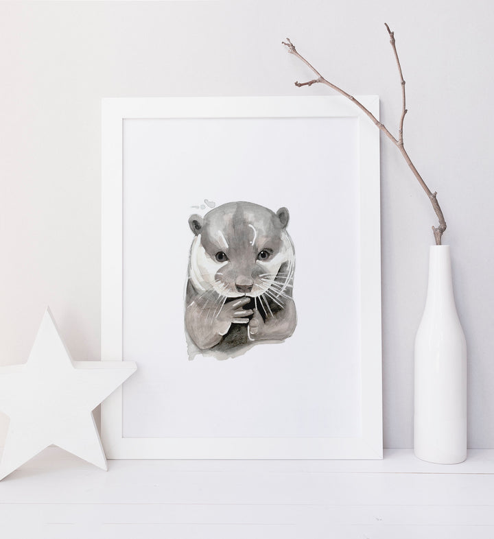 Loutre - Animaux de la forêt - Loutre de rivière