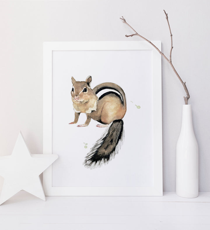 Illustration - Animaux de la forêt - Tamia
