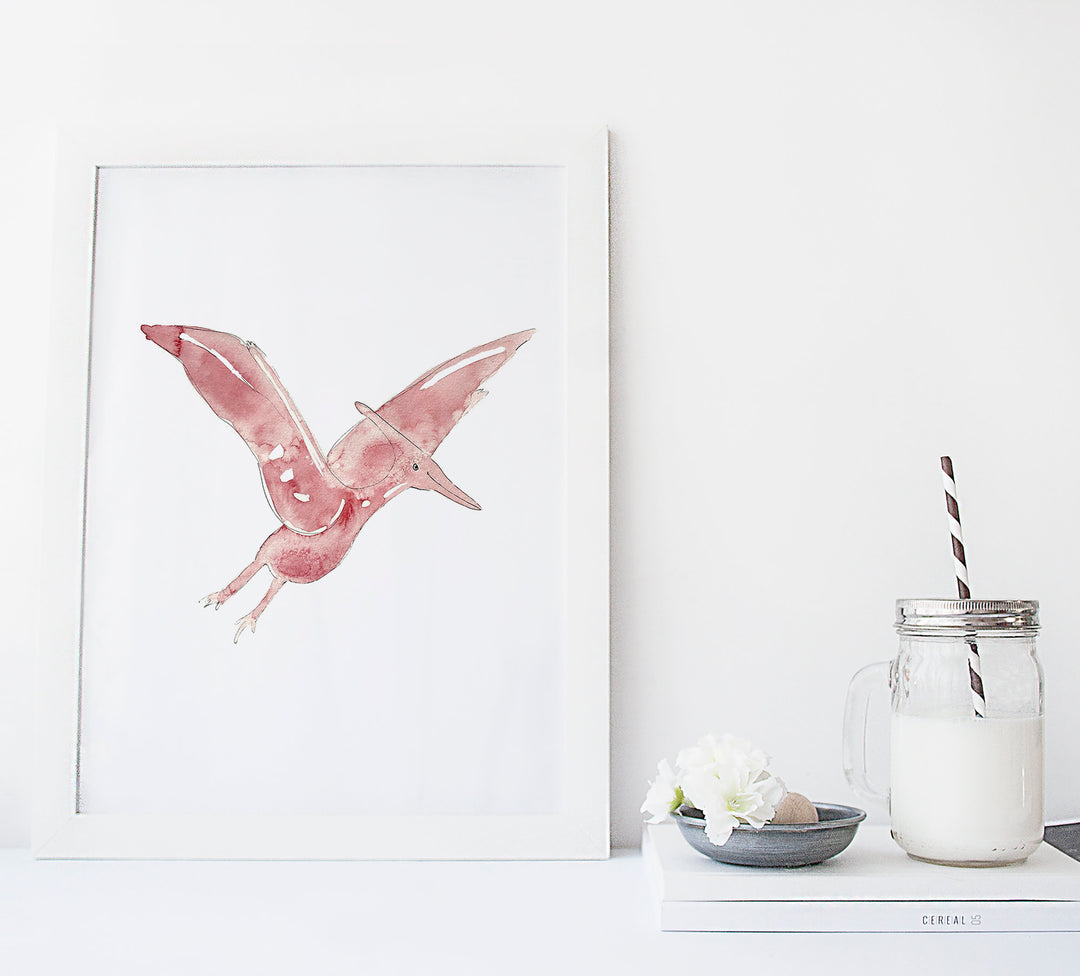 Ensemble d'illustration imprimées dinosaures