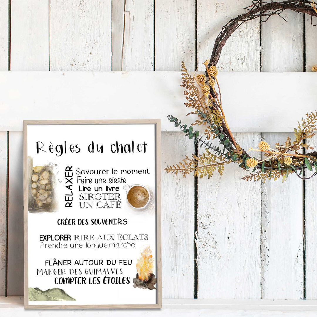 Illustration - Les règles du chalet