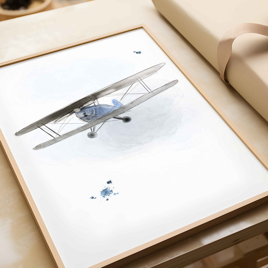 Airplane poster set - Adventure in the clouds