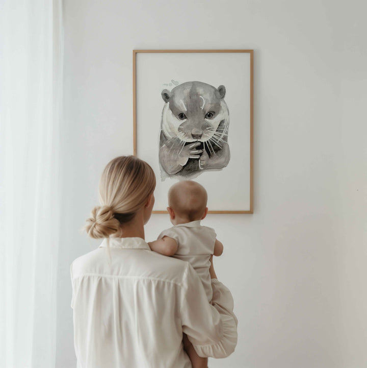 Wall Art - River Otter