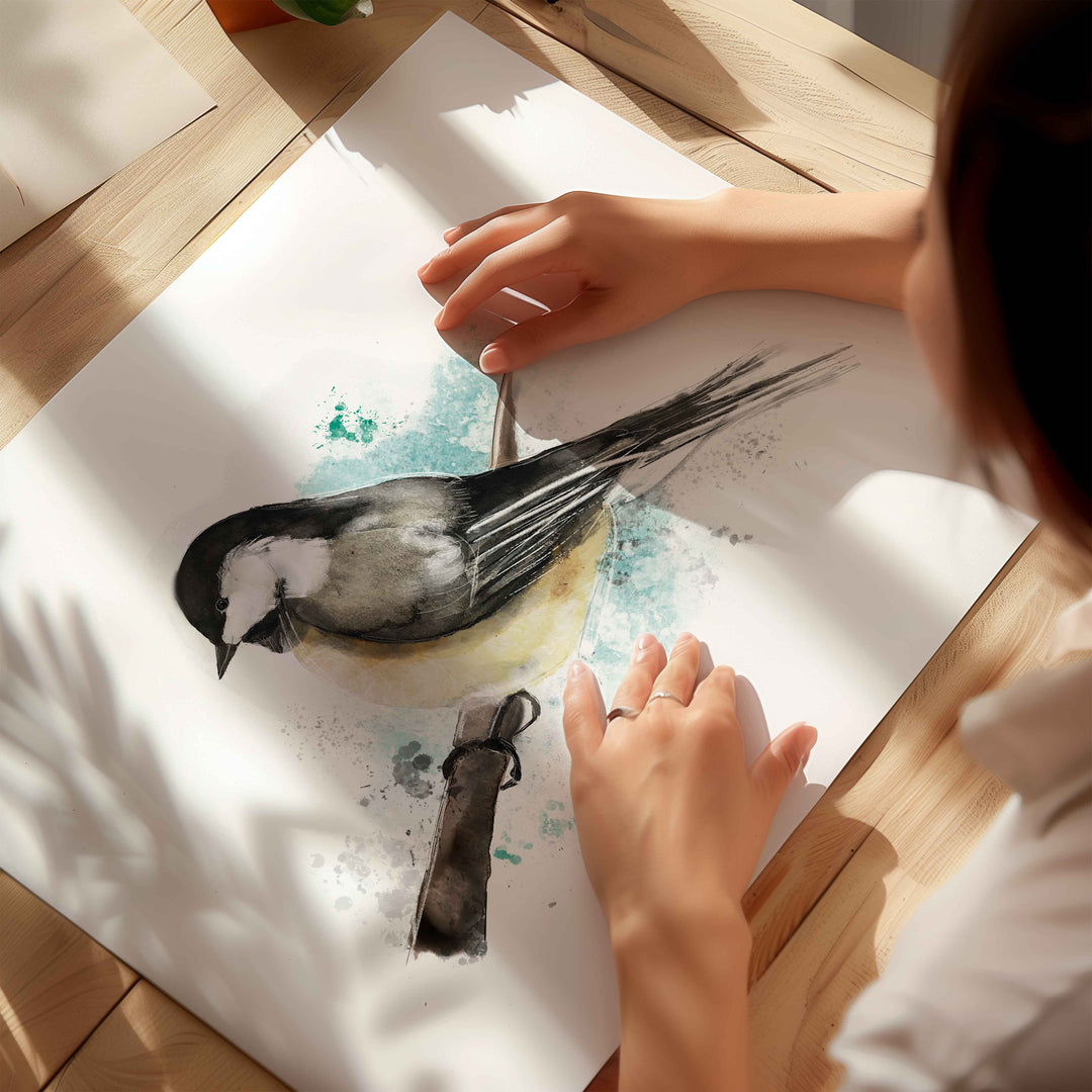 Wall print - Tit
