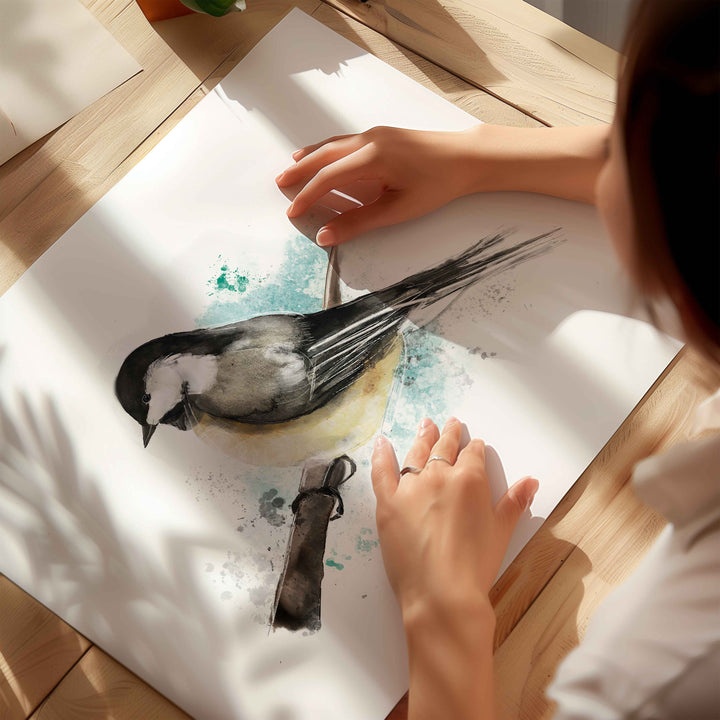Wall print - Tit