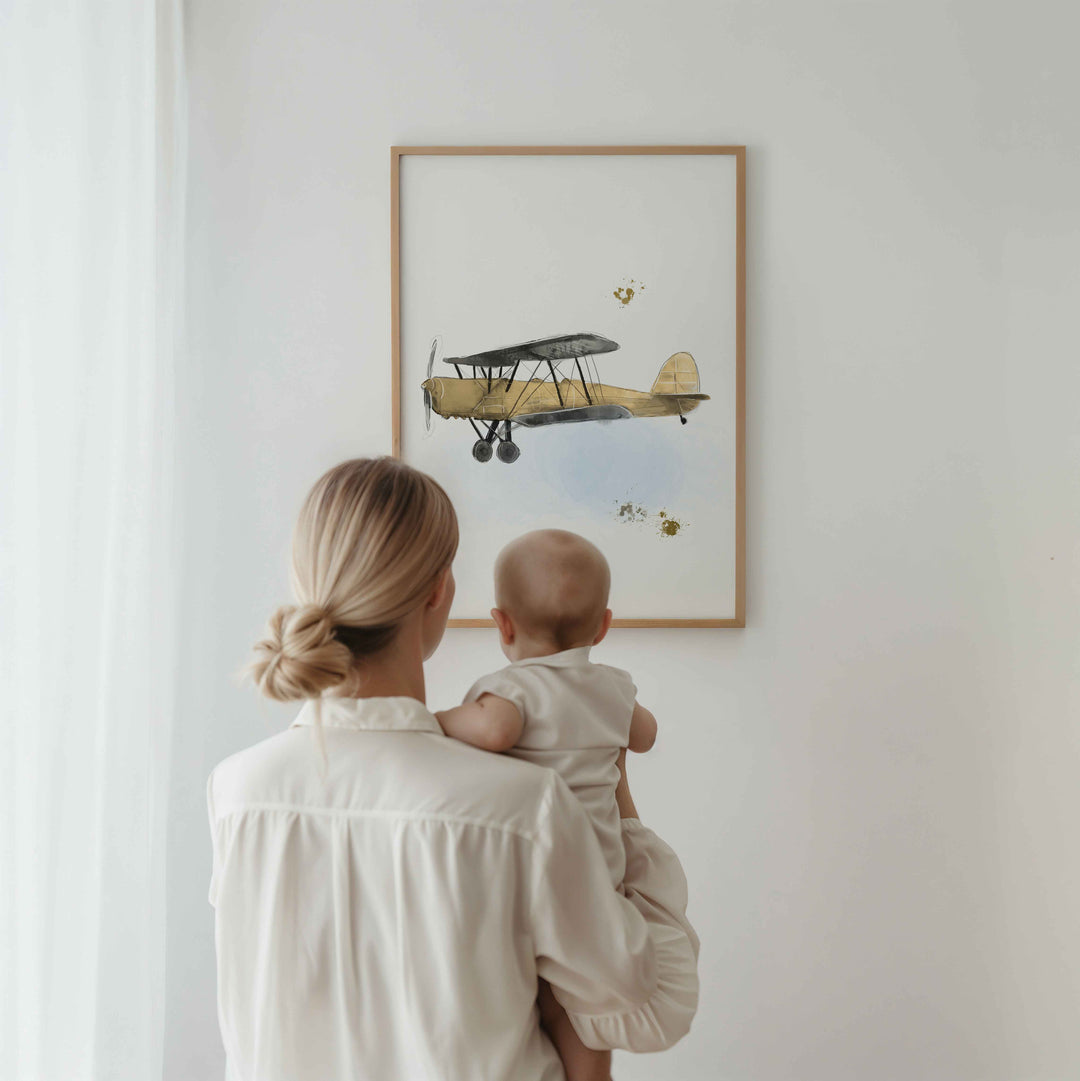 Airplane poster set - Adventure in the clouds