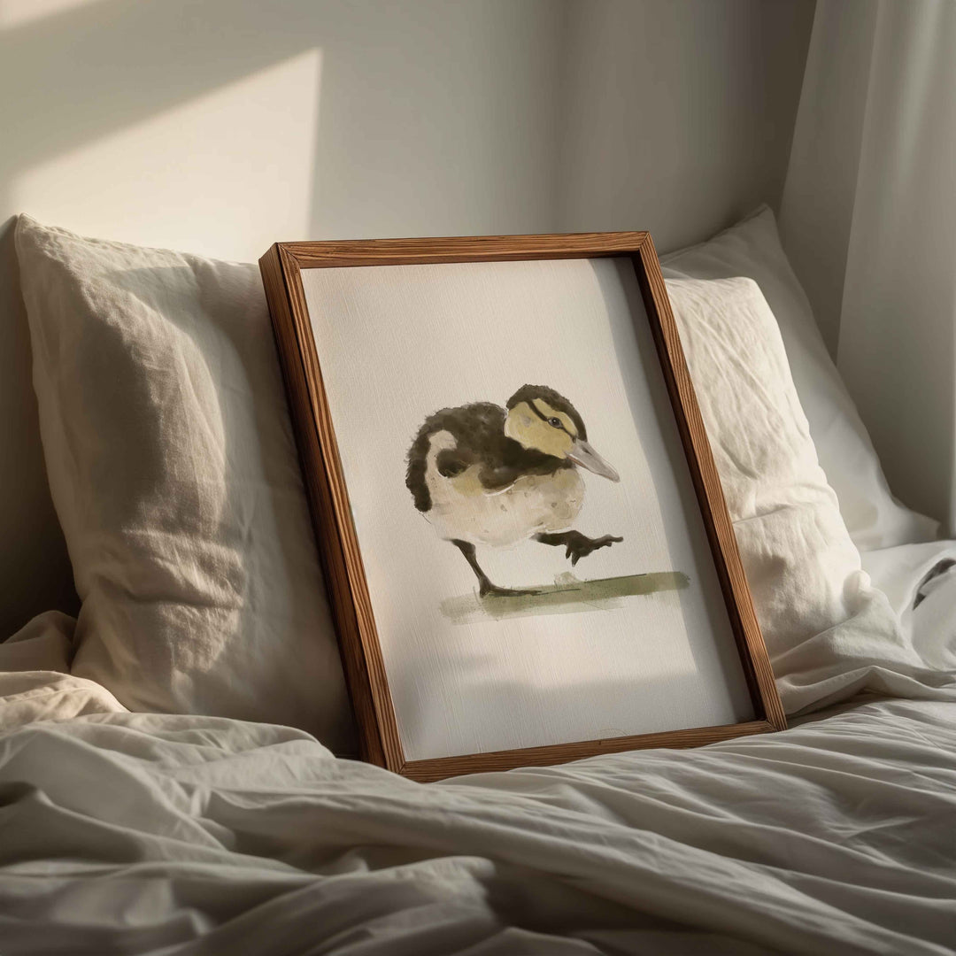 Illustration - Farm animals - baby duck