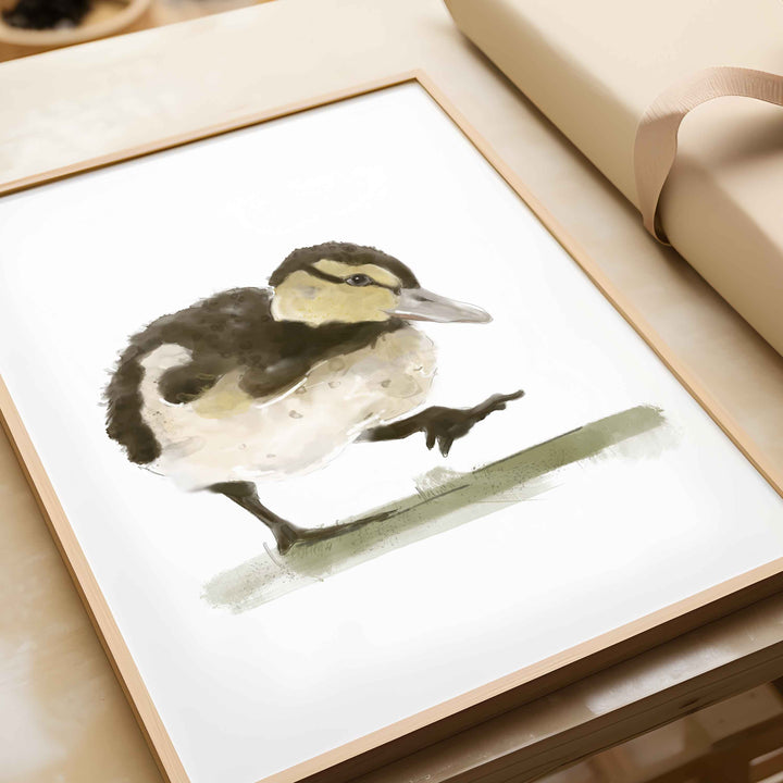 Illustration - Farm animals - baby duck