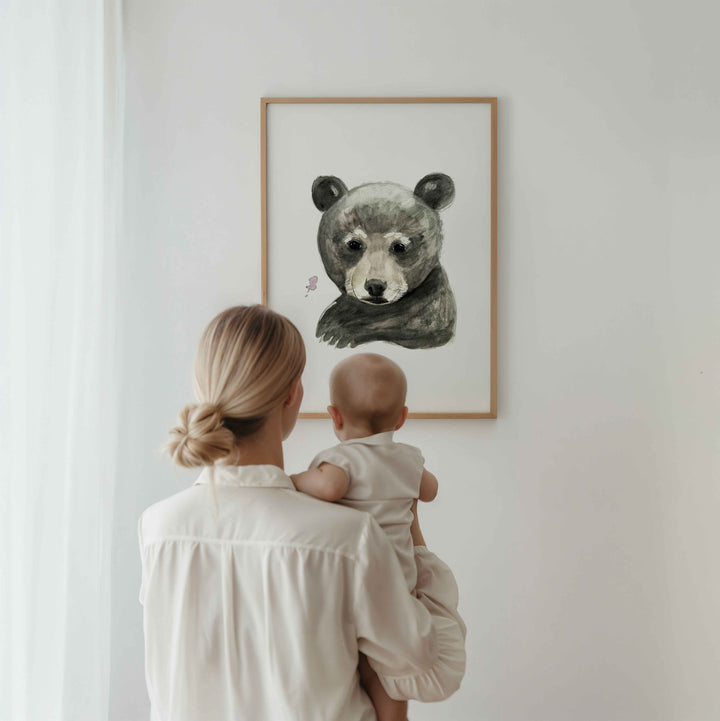 Mural - Black Bear Cub