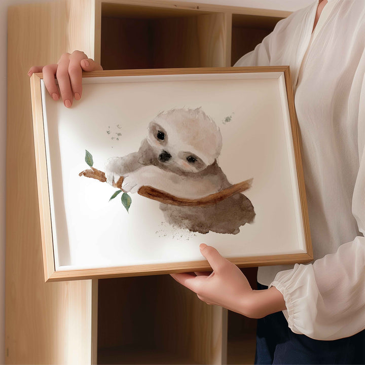 Wall print - The Baby Sloth