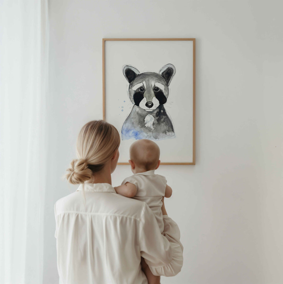 Wall print - Raccoon