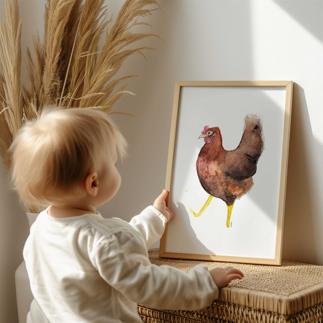 Wall poster - Little Red Hen
