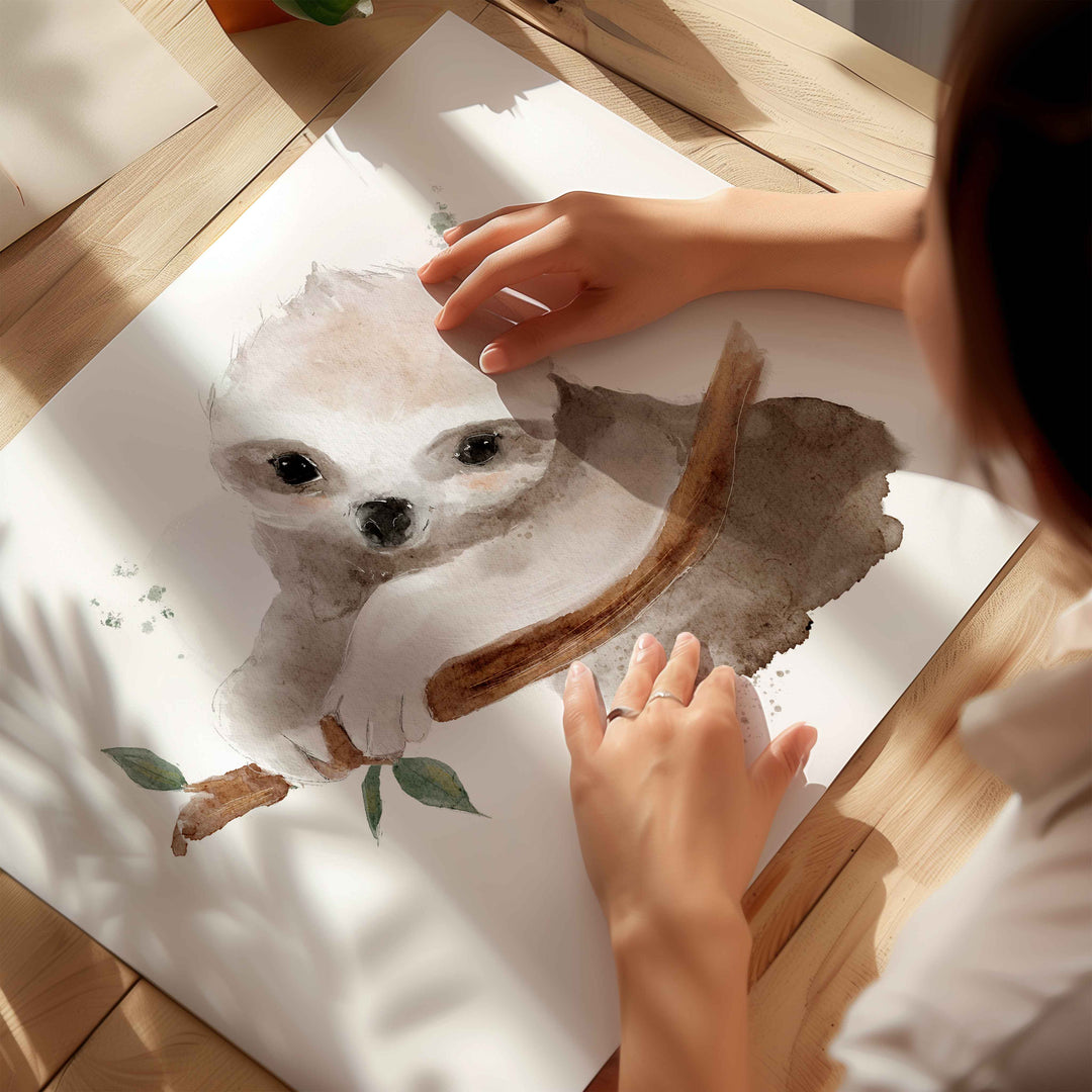 Wall print - The Baby Sloth