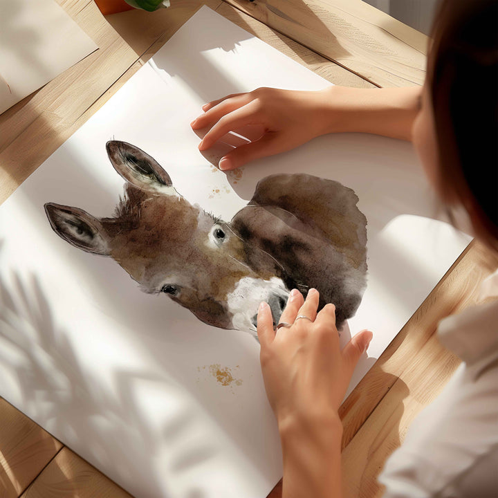 Illustration - Animaux de la ferme - Âne