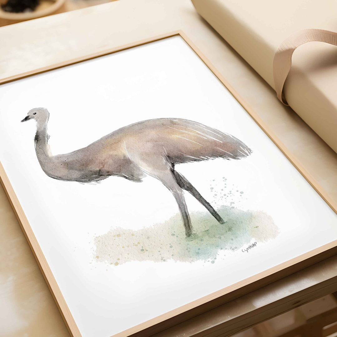Wall Art - Emu