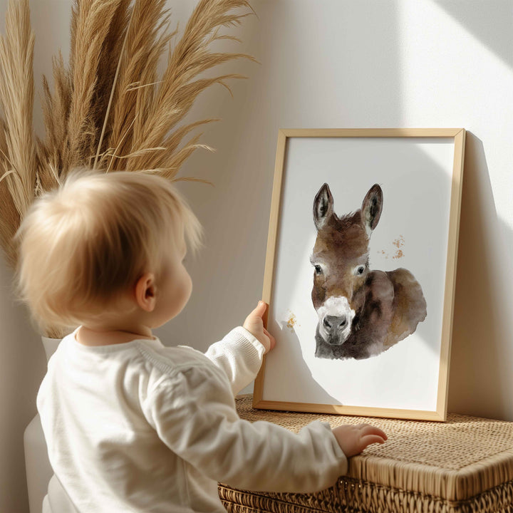 Illustration - Animaux de la ferme - Âne
