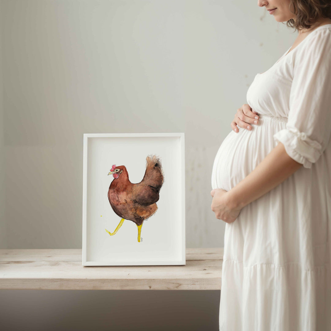Wall poster - Little Red Hen