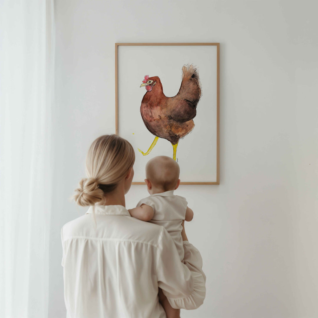 Wall poster - Little Red Hen