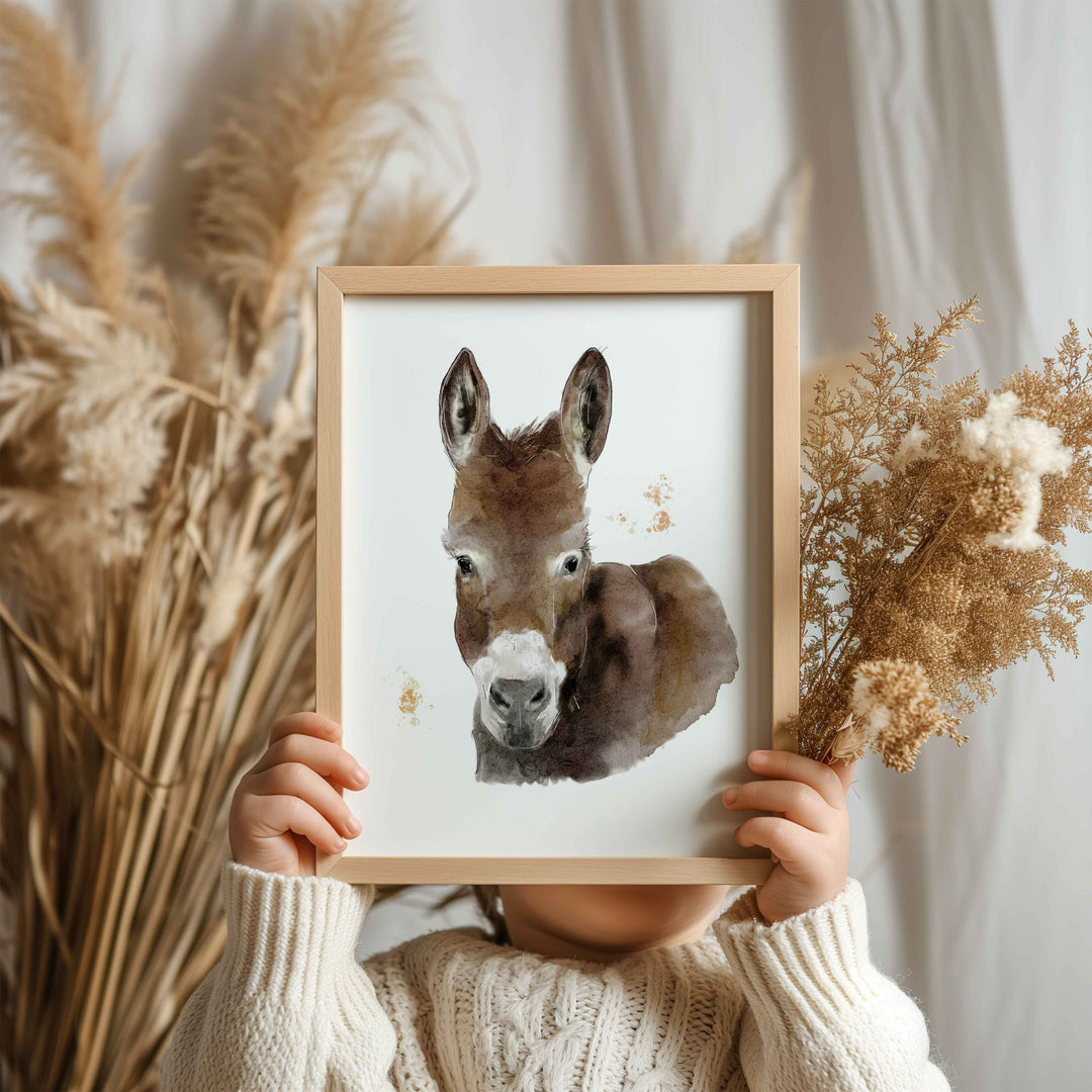 Illustration - Animaux de la ferme - Âne