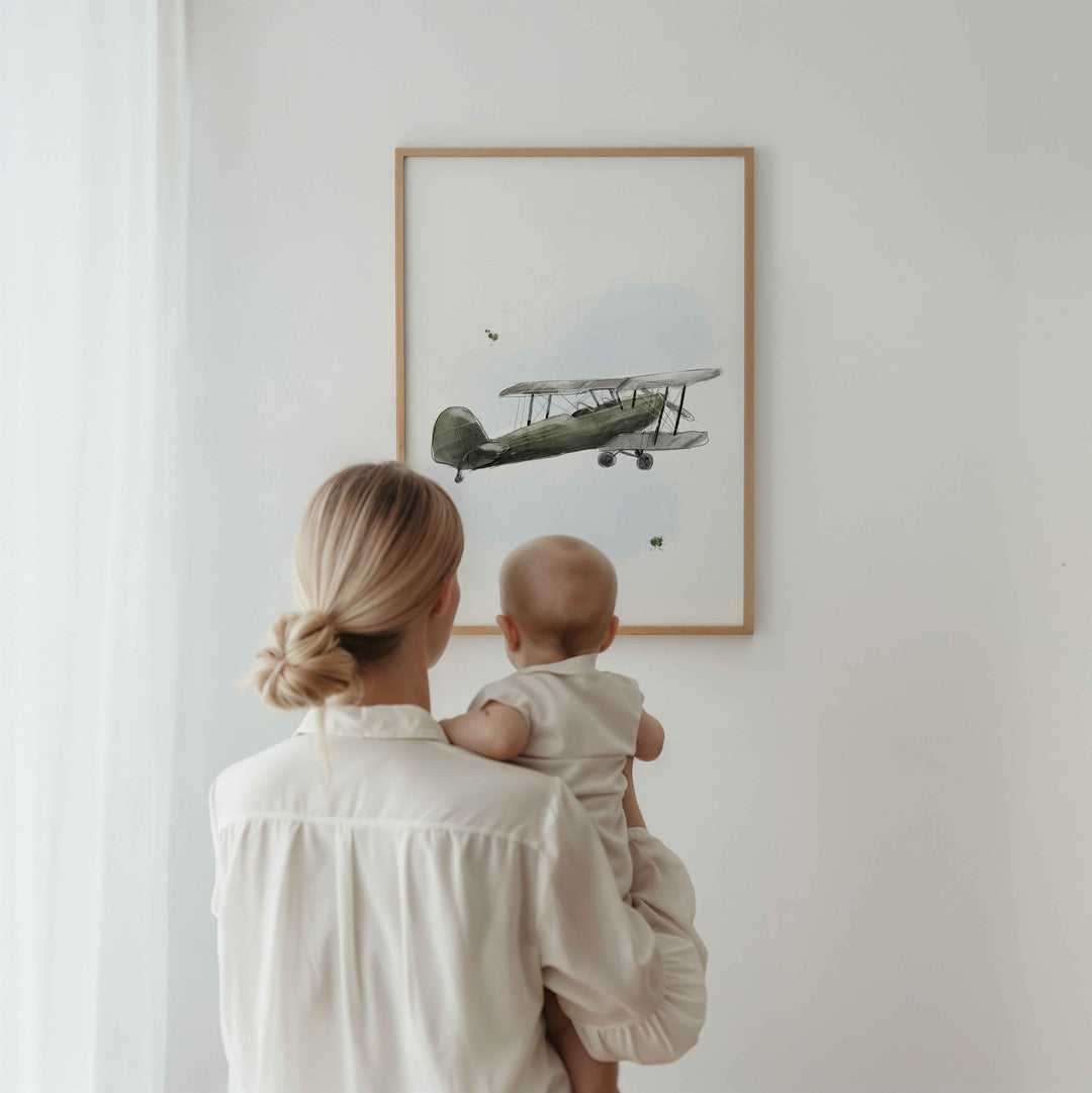 Airplane poster set - Adventure in the clouds