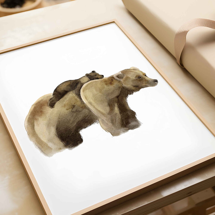 Wall print - Black Bear Cub
