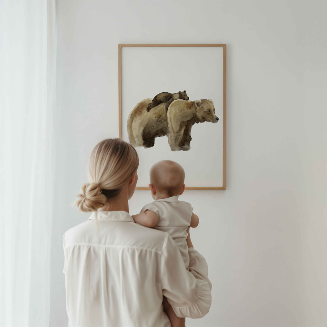 Wall print - Black Bear Cub