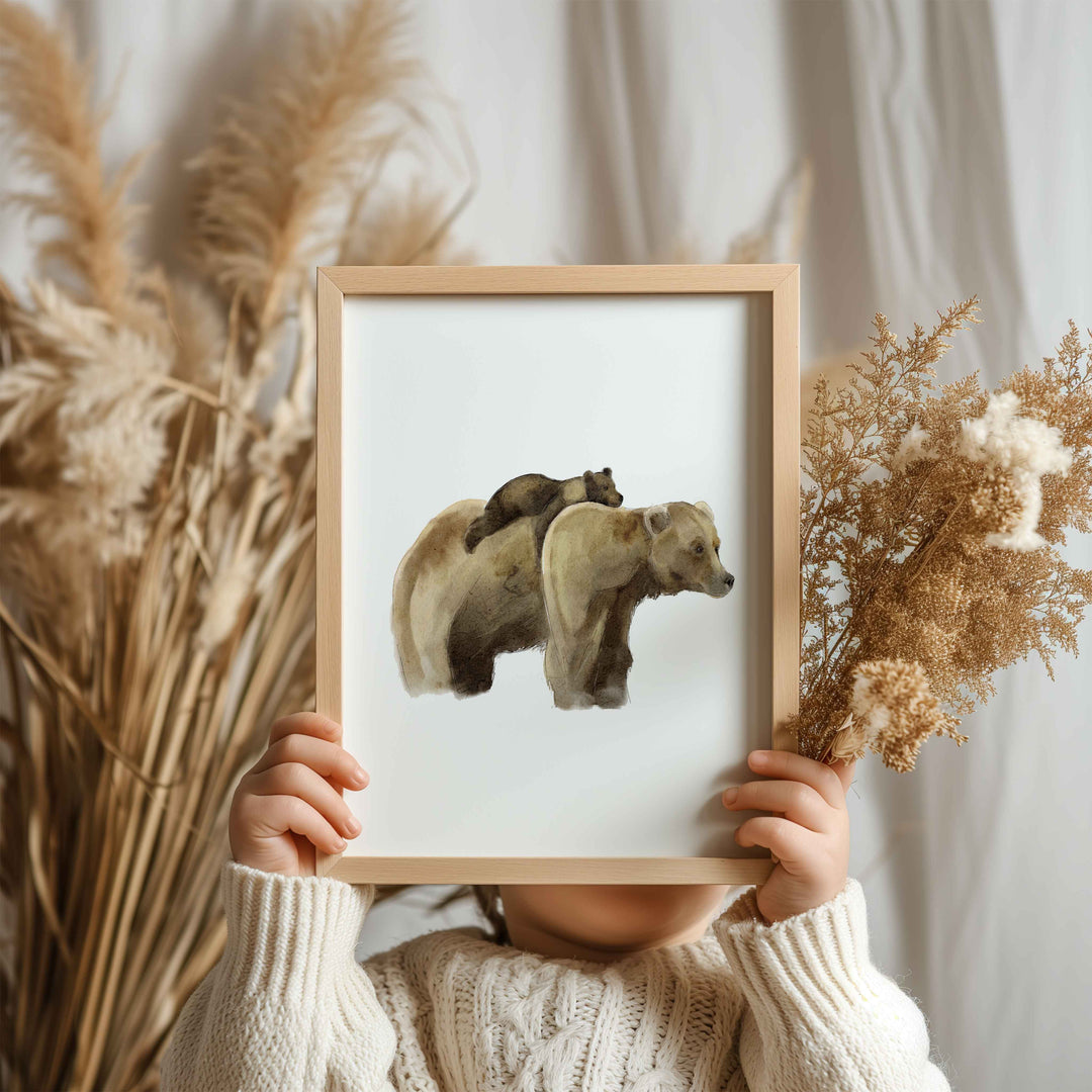 Wall print - Black Bear Cub