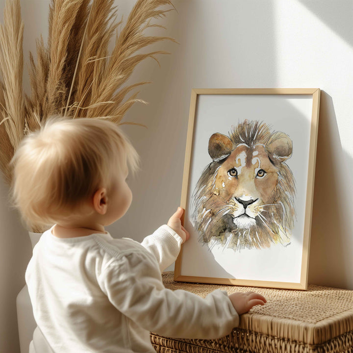 Illustration - Savanna Animals - Lion